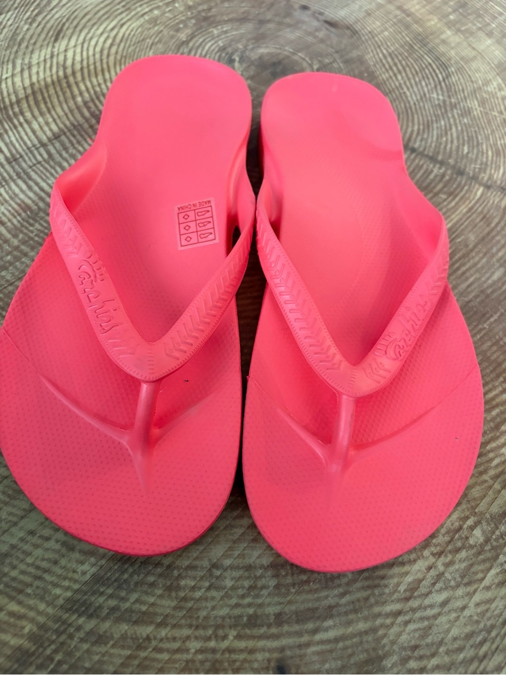 Archies Flip Flops Sandal Unisex White M 10 W 11 Arch Support Therapy Excellent!